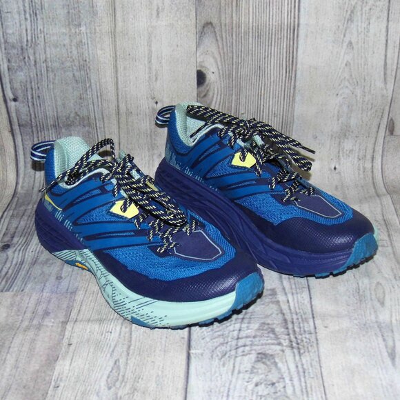 HOKA ONE ONE Speedgoat 3 Blue Sneakers Womens Size 8.5 - Picture 1 of 8